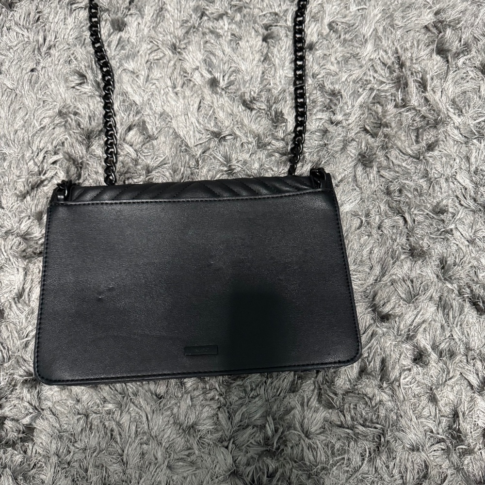 Black leather Aldo bag